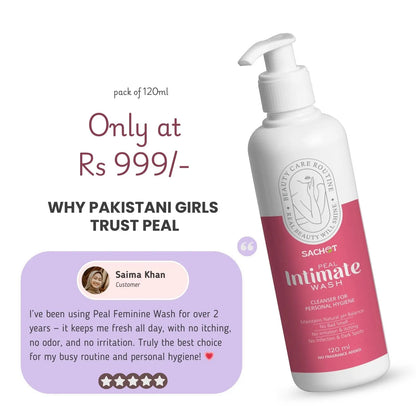 Peal Feminine Hygiene Wash - Review | sachetcare.com