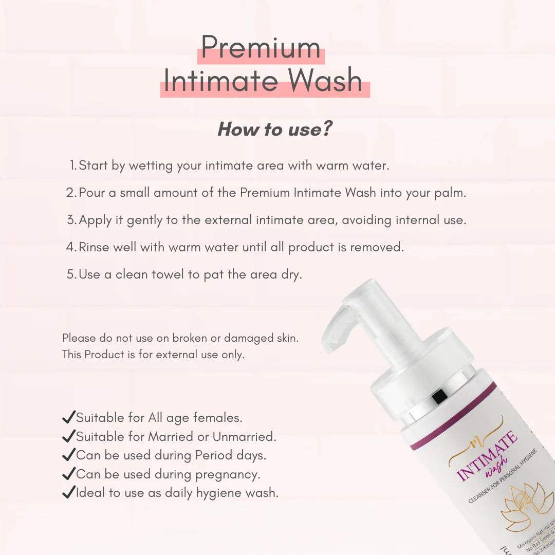 Premium Intimate Wash - 120ml | sachetcare.com