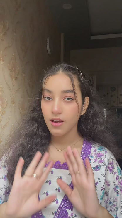 Pakistani woman applying BB Cream Tinted Sunscreen SPF 65 – natural makeup look