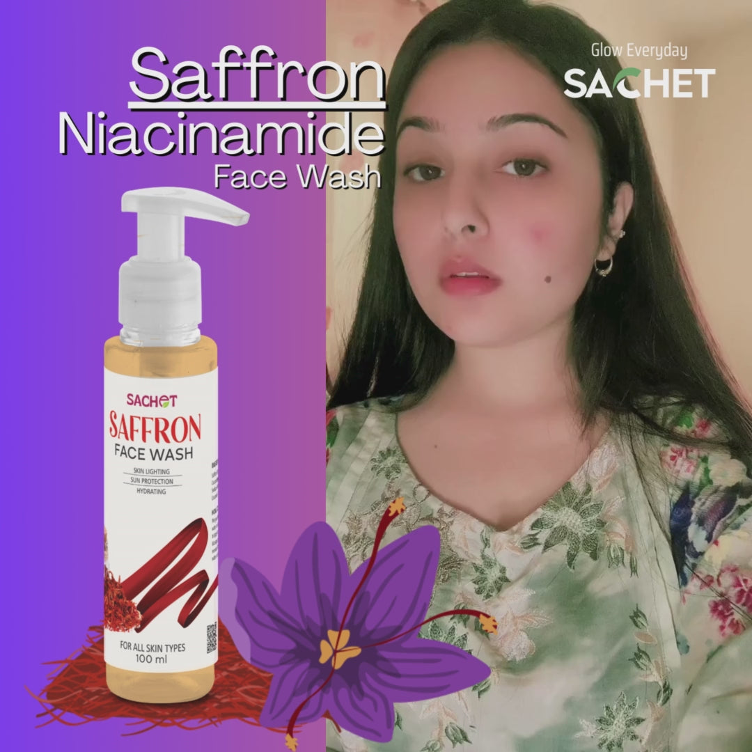 Saffron Face Wash - Illuminate Your Natural Beauty | sachetcare.com