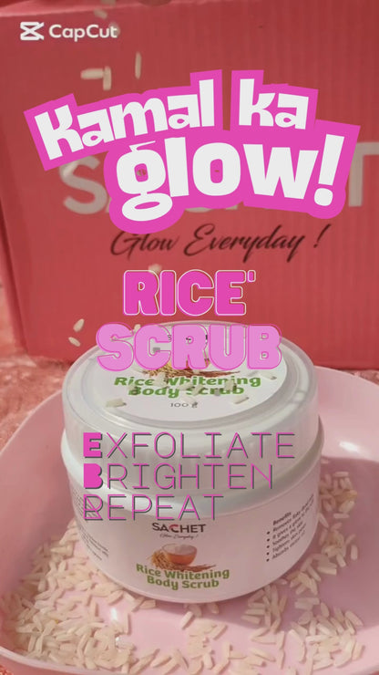 Rice Brightening Scrub for Brighter Skin in Pakistan