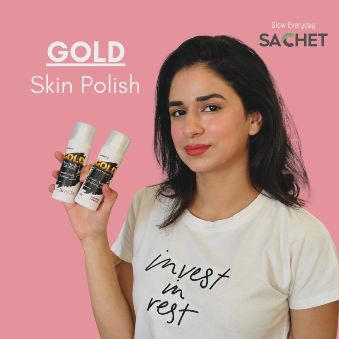 Gold Skin Polish Set | sachetcare.com