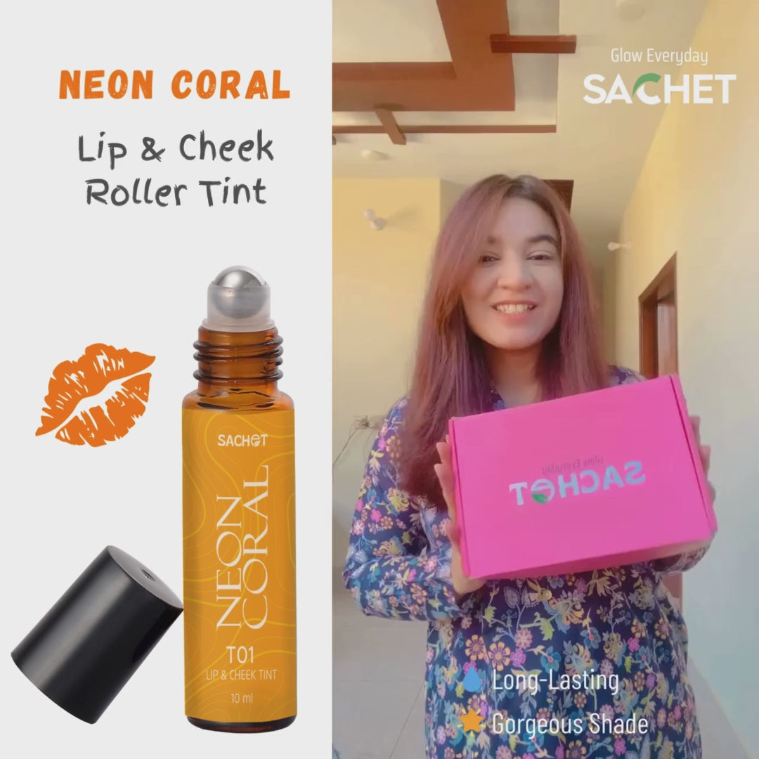 Neon Coral Tint | sachetcare.com