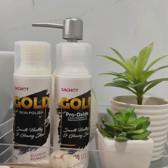 Gold Skin Polish Set | sachetcare.com