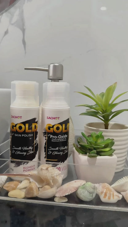 Gold Skin Polish Set | sachetcare.com