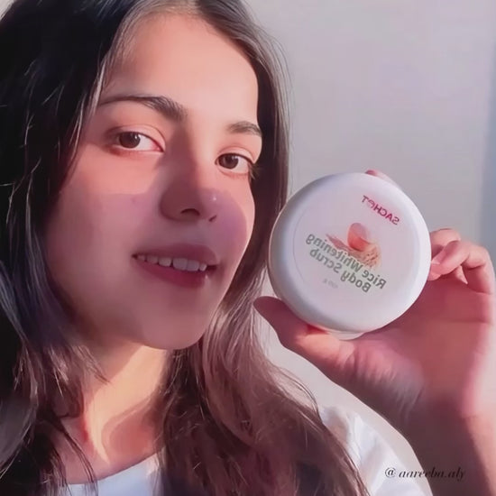 Rice Whitening Scrub - Achieve a Radiant Complexion | sachetcare.com