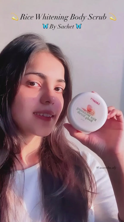Rice Whitening Scrub - Achieve a Radiant Complexion | sachetcare.com
