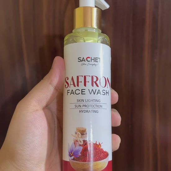 SACHET Saffron Face Wash video