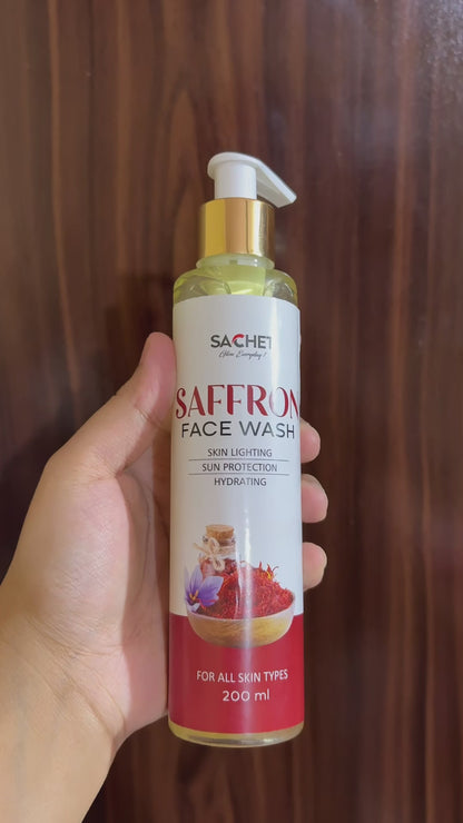 SACHET Saffron Face Wash video