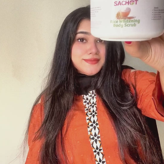 Rice Whitening Scrub - Achieve a Radiant Complexion | sachetcare.com