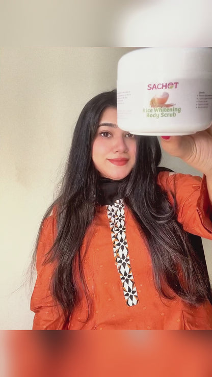 Rice Whitening Scrub - Achieve a Radiant Complexion | sachetcare.com