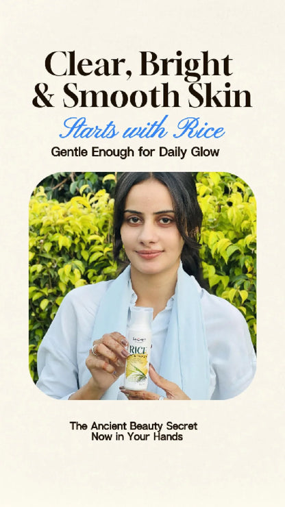 Rice Milk Exfoliating Face Wash for Deep Cleansing