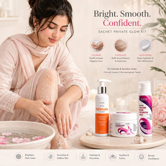 Private Glow Kit – Peal + Scrub + Whitening Cream | SACHET