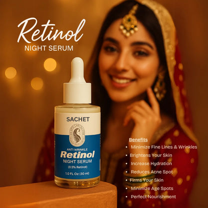 Retinol Serum for fine lines and wrinkles in Pakistan