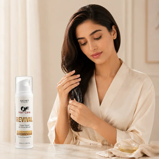 Revival Hair Serum: Breathe New Life into Dry, Damaged Hair (100ml) | sachetcare.com