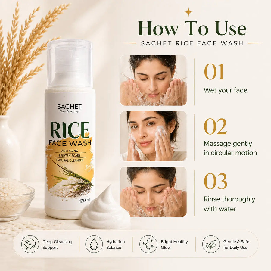 Rice Milk Exfoliating Face Wash – Brightening Cleanser in Pakistan