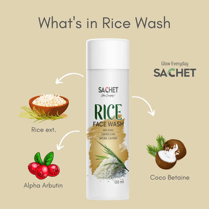 Rice Milk Exfoliating Face Wash | sachetcare.com