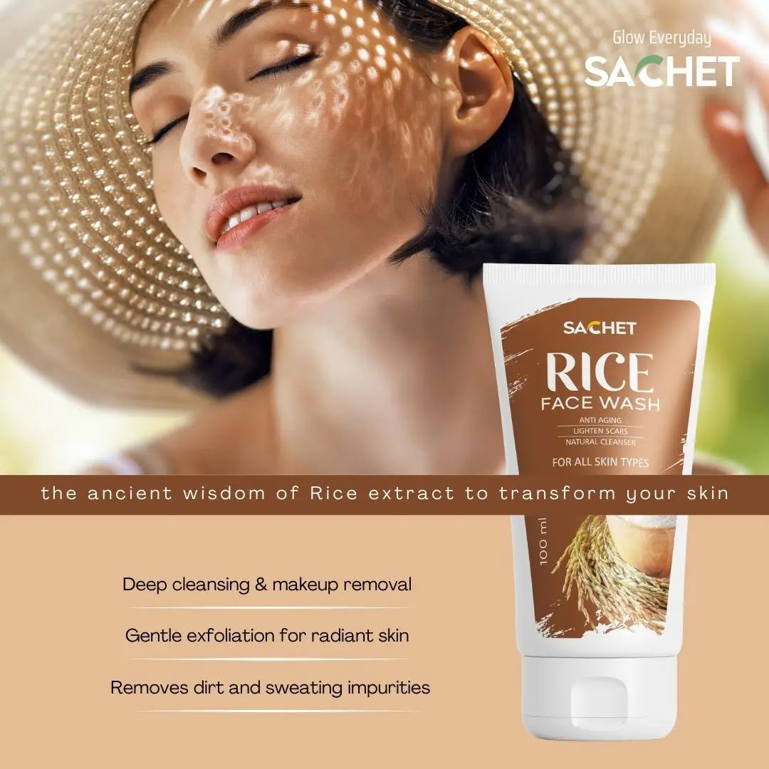 Rice Milk Exfoliating Face Wash | sachetcare.com