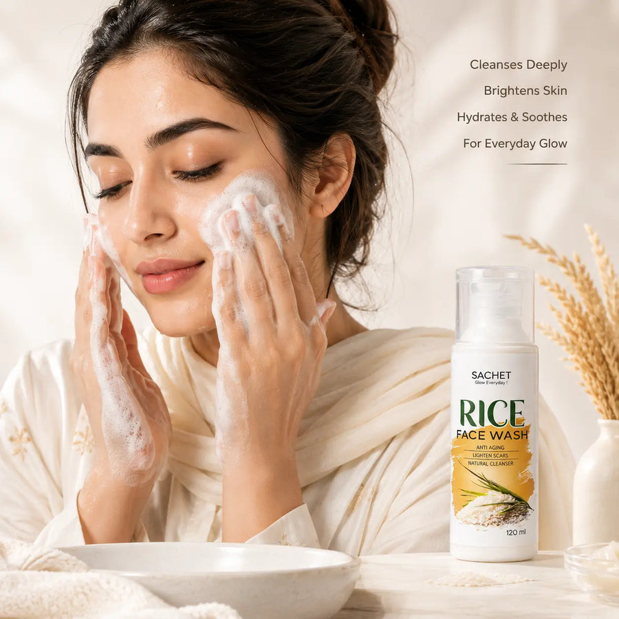 Rice Milk Exfoliating Face Wash | sachetcare.com