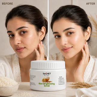 Rice Whitening Scrub 🌾 | Natural Exfoliation & Glass Skin Glow