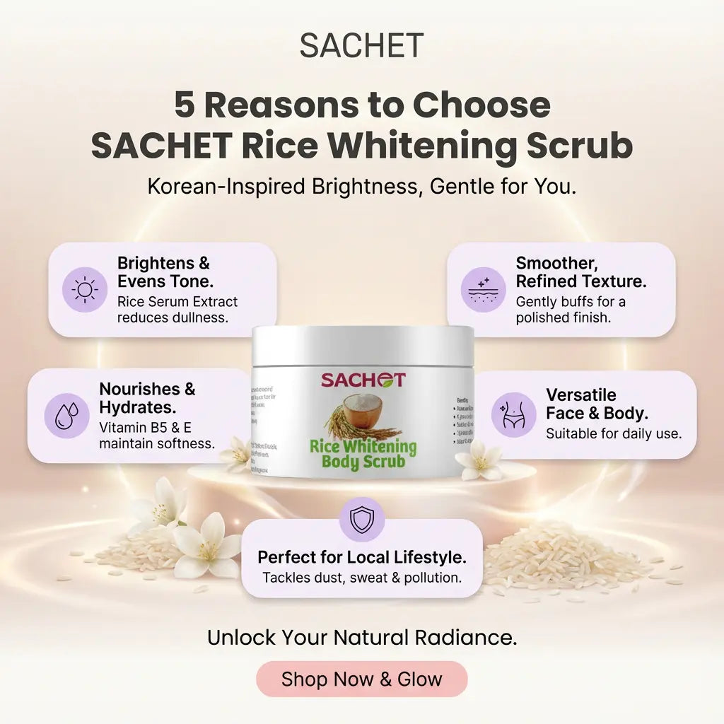 Rice Whitening Scrub in Pakistan