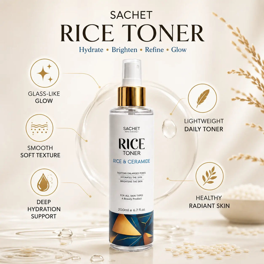 Rice Water & Ceramide Toner | sachetcare.com