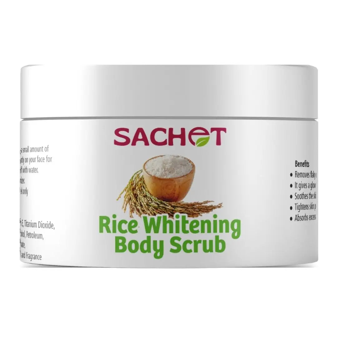 Rice Whitening Scrub - Achieve a Radiant Complexion | sachetcare.com