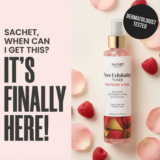Rose Toner – Pore Exfoliating & Brightening | SACHET Pakistan