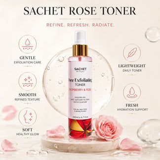 Rose Toner – Pore Exfoliating & Brightening | SACHET Pakistan