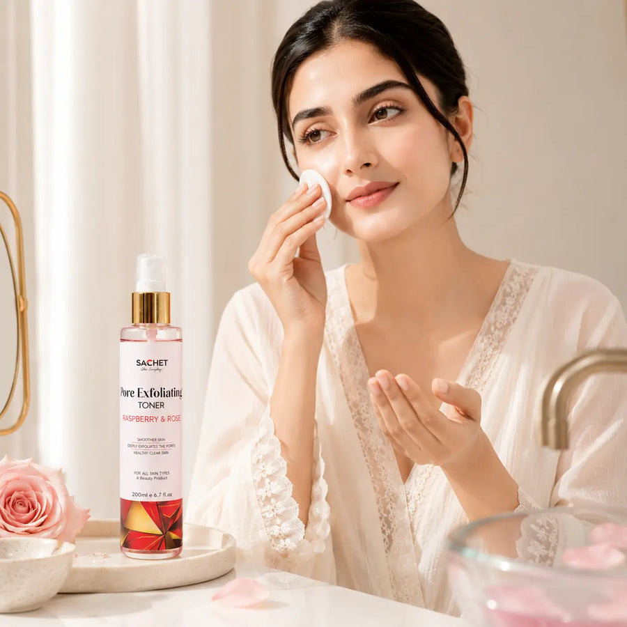 Rose Toner – Pore Exfoliating & Brightening | SACHET Pakistan