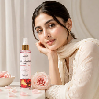 Rose Toner in Pakistan – Gentle Exfoliating Skin Toner | SACHET