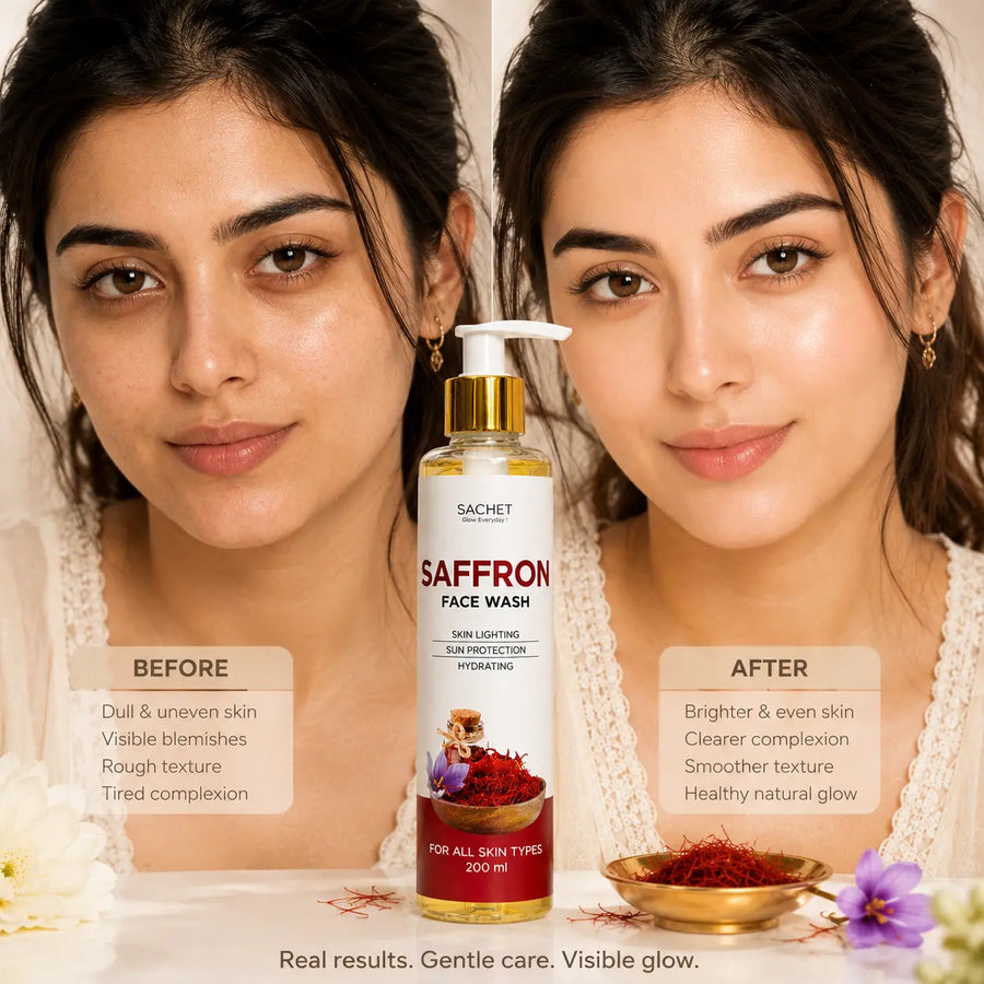 HOW TO USE SAFFRON FACE WASH?