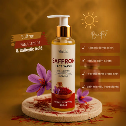 Benefits of Saffron Face Wash