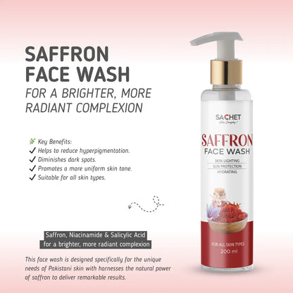 Saffron Face Wash for Brightening in Pakistan