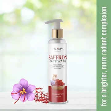 Saffron Face Wash - Illuminate Your Natural Beauty | sachetcare.com