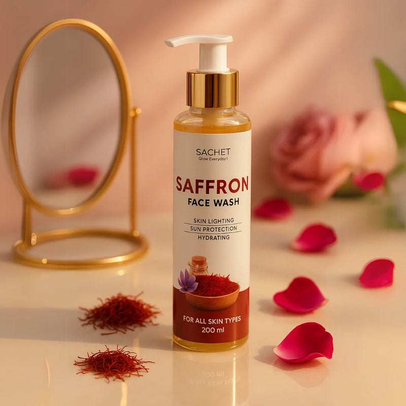Saffron Face Wash - Illuminate Your Natural Beauty | sachetcare.com
