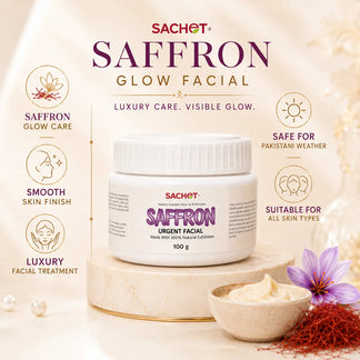 Saffron Urgent Facial (Zafrani) in Pakistan – Bright & Even Skin Tone