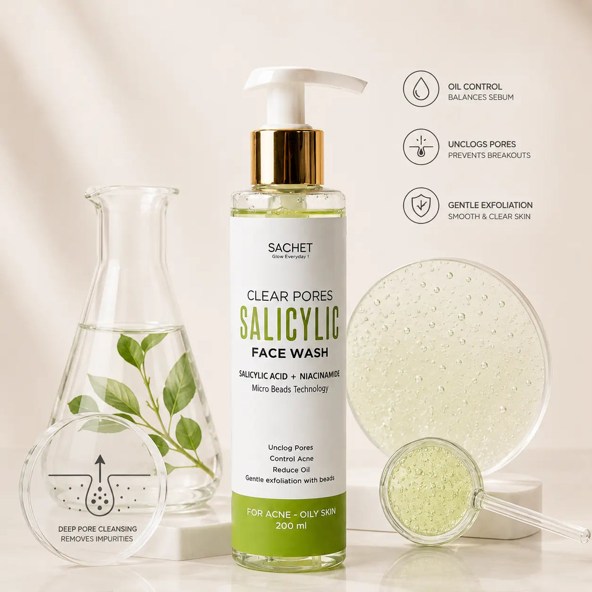 Formulated for Deep Cleansing & Clear Skin Support