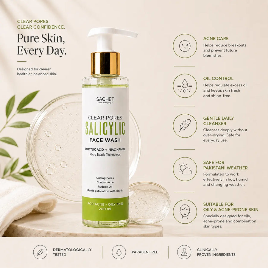 Salicylic Acid Face Wash in Pakistan | Acne & Oil Control Cleanser