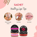 Strawberry Kiss Lip Balm & Scrub | sachetcare.com