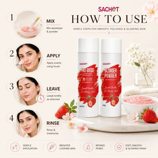 Strawberry Skin Polish – Brightening for Sensitive Skin | SACHET