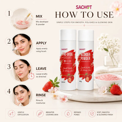 Strawberry Skin Polish – Brightening for Sensitive Skin | SACHET