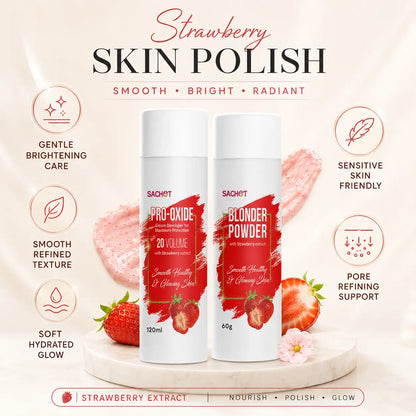 Strawberry Skin Polish – Brightening for Sensitive Skin | SACHET