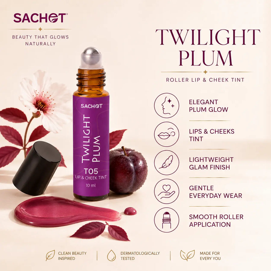 Twilight Plum Roller Lip & Cheek Tint T05 | SACHET Pakistan