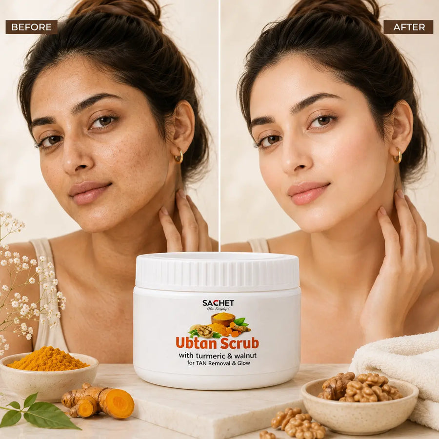 Ubtan Glow Scrub – Natural Brightening Exfoliator in Pakistan
