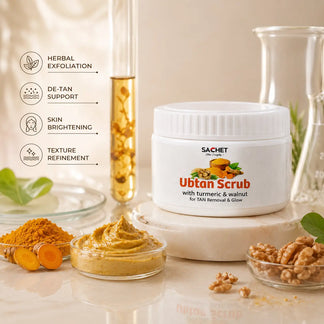 Ubtan Glow Scrub – Natural Brightening Exfoliator in Pakistan
