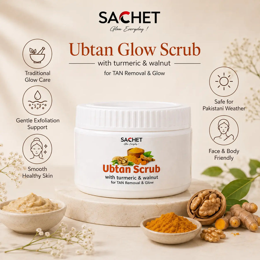 Ubtan Face & Body Scrub | sachetcare.com