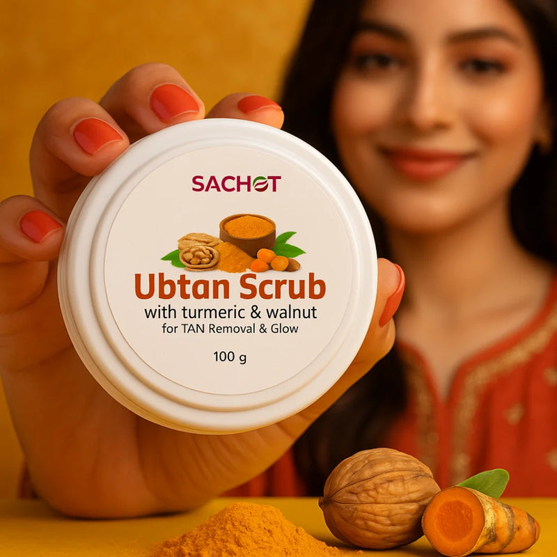 Ubtan Face & Body Scrub in Pakistan – Exfoliant for Glowing Skin