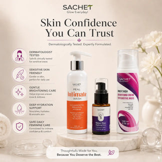 Underarm Brightening Kit – Peal + Serum + Cream | SACHET