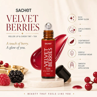 Velvet Berries Roller Lip & Cheek Tint T04 | SACHET Pakistan